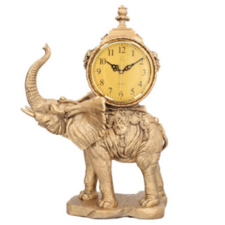 Zegar kominkowy Słoń Z5527G 32x20x49cm